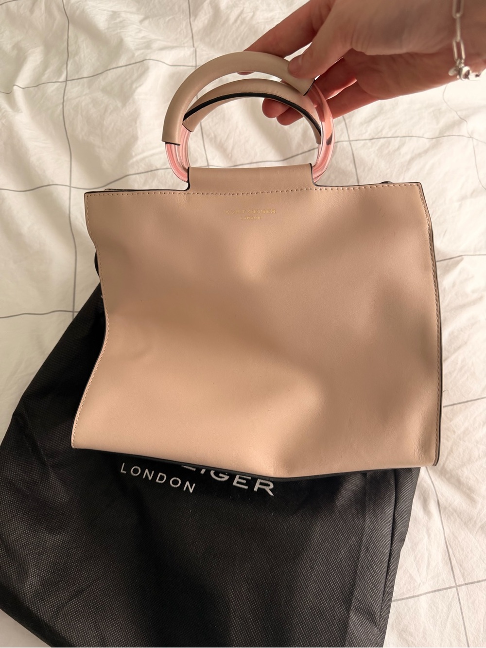 Nude Pink Kurt Geiger Top-Handle Women’s Purse